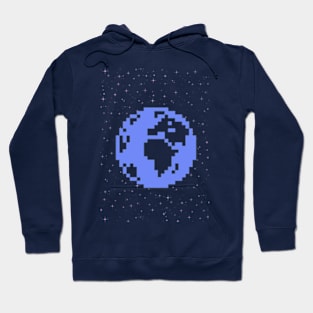 Pixel earth Hoodie